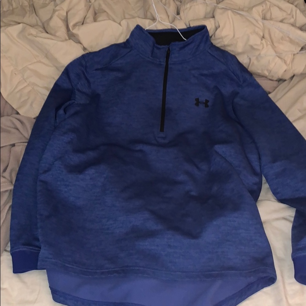 Blue under armor quarter zip